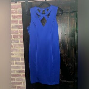 Guess, blue cocktail dress, fully lined